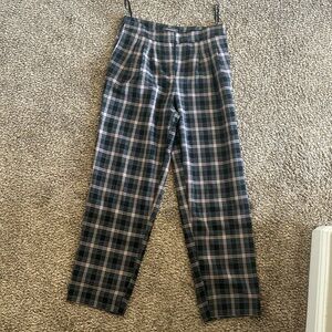 Plaid trousers